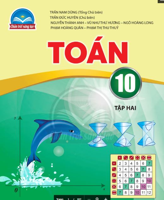 Sách giáo khoa Toán lớp 10 – tập 2 – (Chân trời) – Sách Toán