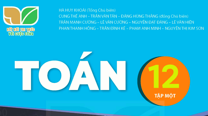 Sách Giáo Khoa Toán 12 – Kết nối TT – Tập 1 – Sách Toán