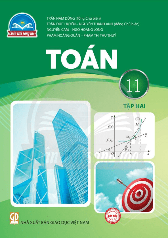 Sách giáo khoa Toán lớp 11 – tập 2 – (Chân trời) – Sách Toán