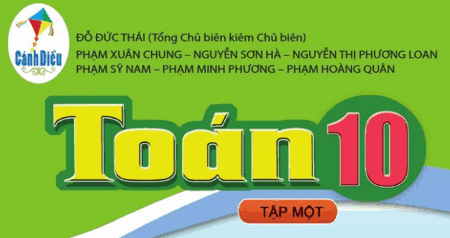 Sách giáo khoa Toán lớp 10 – tập 1 – (Cánh Diều) – Sách Toán